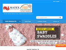 Tablet Screenshot of matexexports.com